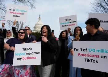 TikTok battles legislative push, citing free speech infringement concerns (Credits: The Hill)