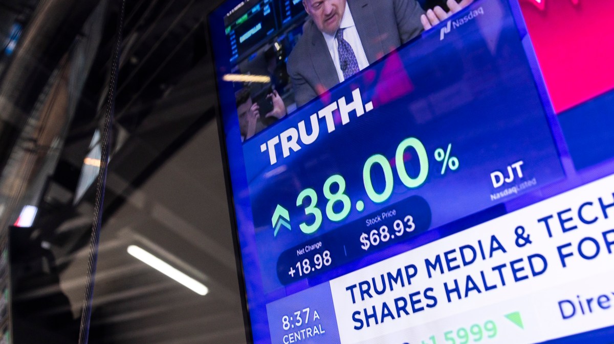 Trump Media & Technology Group's shares plummet 18% (Credits: The Times)