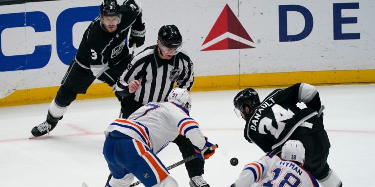 Oilers vs Kings (Credit: NHL)
