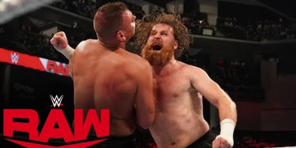 Sami Zayn Vs Gunther (Credit: ESPN)