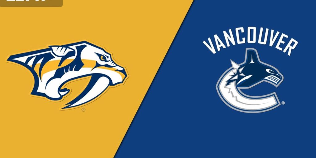 Vancouver Canucks vs Nashville Predators