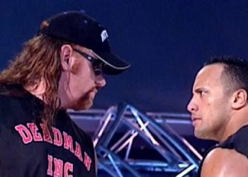 Undertaker vs The Rock (Credit: ESPN)