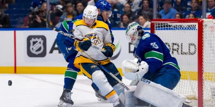 Vancouver Canucks vs Nashville Predators (Credit: ESPN)