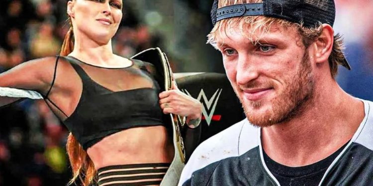 Ronda Rousey & Logan Paul (Credit: ESPN)