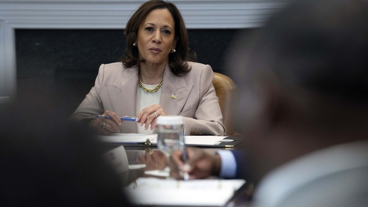 Vice President Harris engages with diverse audiences to promote inclusivity (Credits: AP Photo)