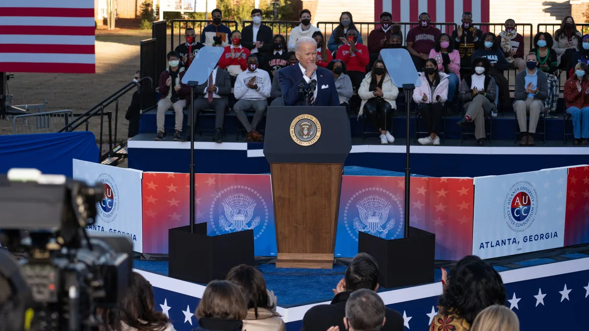 White House emphasizes Biden's civil rights movement ties amidst criticism (Credits: Getty Images)