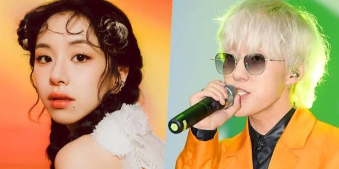 Chaeyoung and Zion.T are sharing romance (Credit: Soompi)