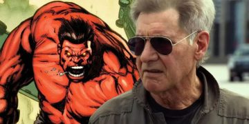 Harrison Ford and the Red Hulk (credits - IMDb)