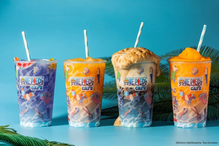 Drinks from the "One Piece" Cafe (Credits: Andy Nguyen)