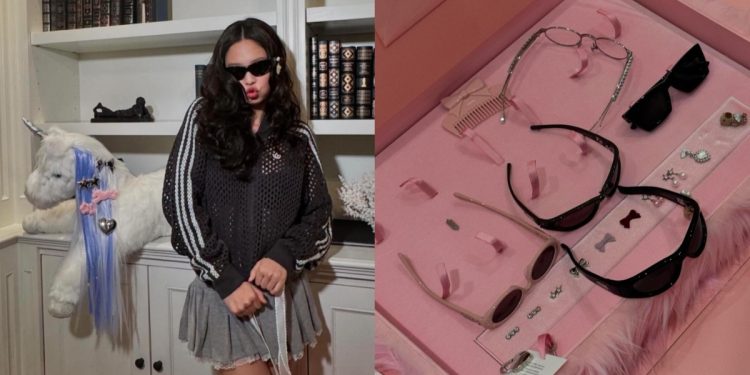 Jennie's third collaboration with Gentle Monster, the Jentle Salon collection, sells out rapidly upon release.