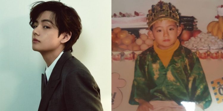 BTS V clinches first place in the 'Boy Group Members Who Grew Up Just Like in Childhood' poll on 'Favorite Idol.'