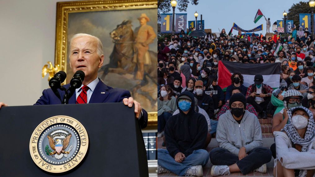 Biden expresses support for peaceful demonstrations on college campuses (Credits: Otakukart)