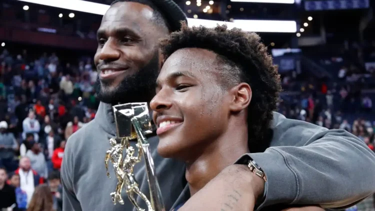 Bronny James & Lebron James