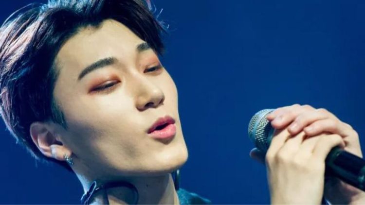 Encounter between fan and ATEEZ's San at Lotte World