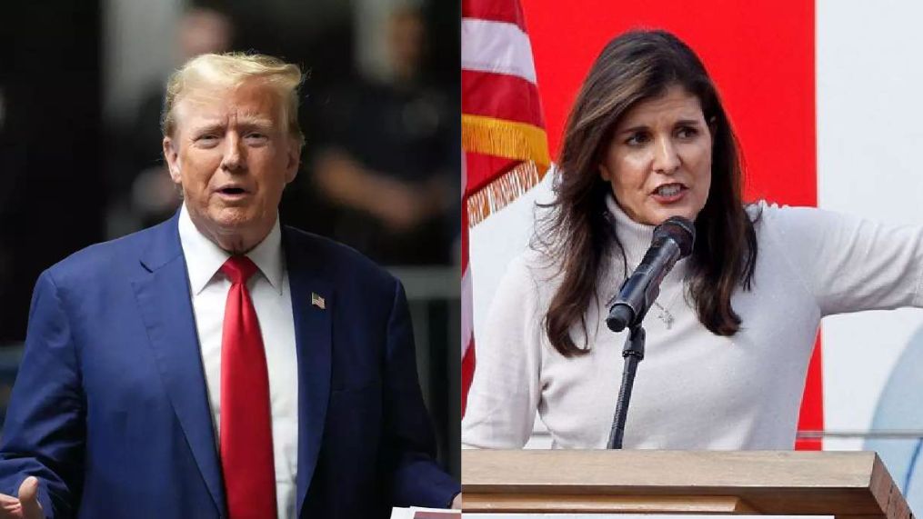 Former President Donald Trump (Left) and Nikki Haley (Right)