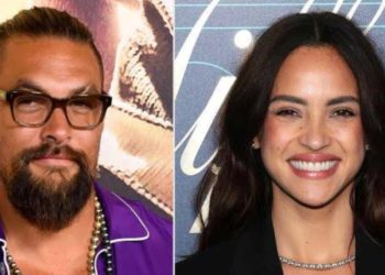 Jason Momoa and actress, Adria Arjona