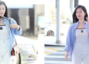 peculation about Kim Ji-won and Kim Soo-hyun's relationship sparks interest after a Porsche 911 was spotted at Incheon International Airport on the day of Kim Ji-won's departure (Credits: Otakukart)