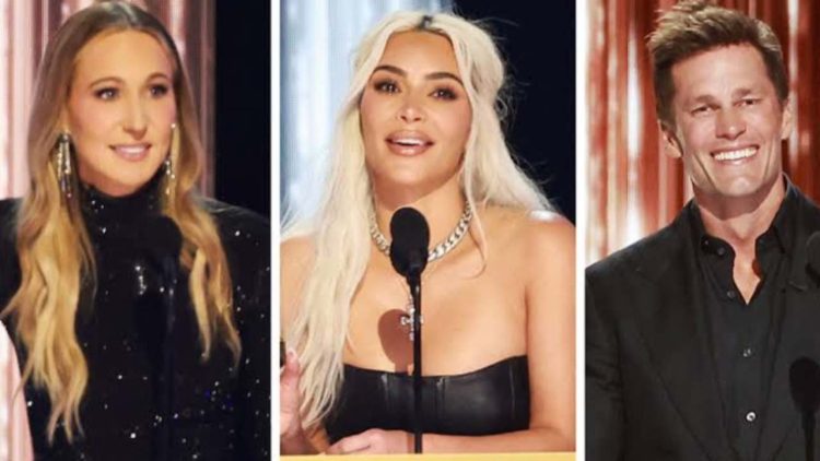 Nikki Glaser, Kim Kardashian and Tom Brady