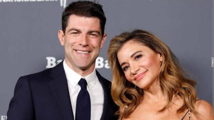 Max Greenfield and his wife, Tess Sanchez (Credit: People)