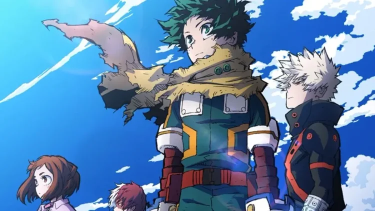 A Still from "My Hero Academia"