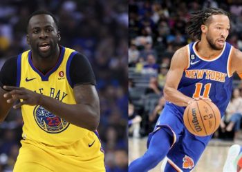 Draymond Green and Jalen Brunson From NBA