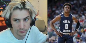 xQc from youtube and Bronny James from NBA