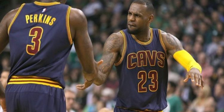 LeBron James & Kendrick Perkins