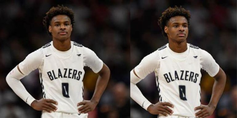 Bronny James from NBA