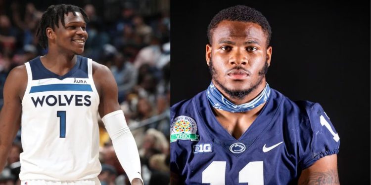 Anthony Edwards from NBA and Micah Parsons from NFL
