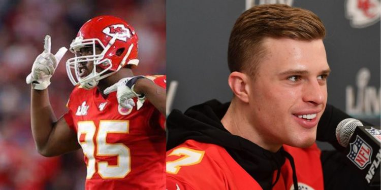 Chris Jones and Harrison Butker from NFL