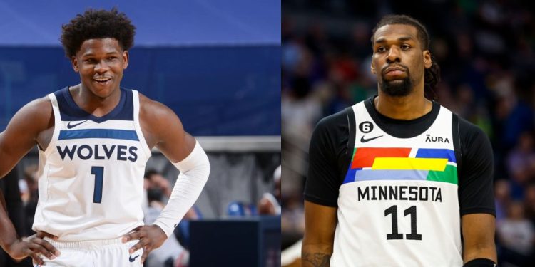 Naz Reid and Anthony Edwards from NBA