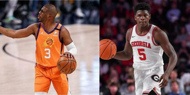 Chris Paul & Anthony Edwards from NBA