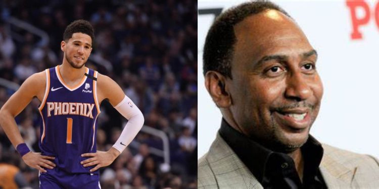 Stephen A. Smith and Devin Booker