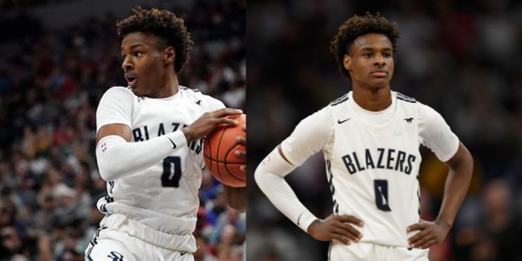 Bronny James from NBA