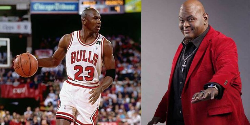 Michael Jordan from NBA and Lavell Crawford