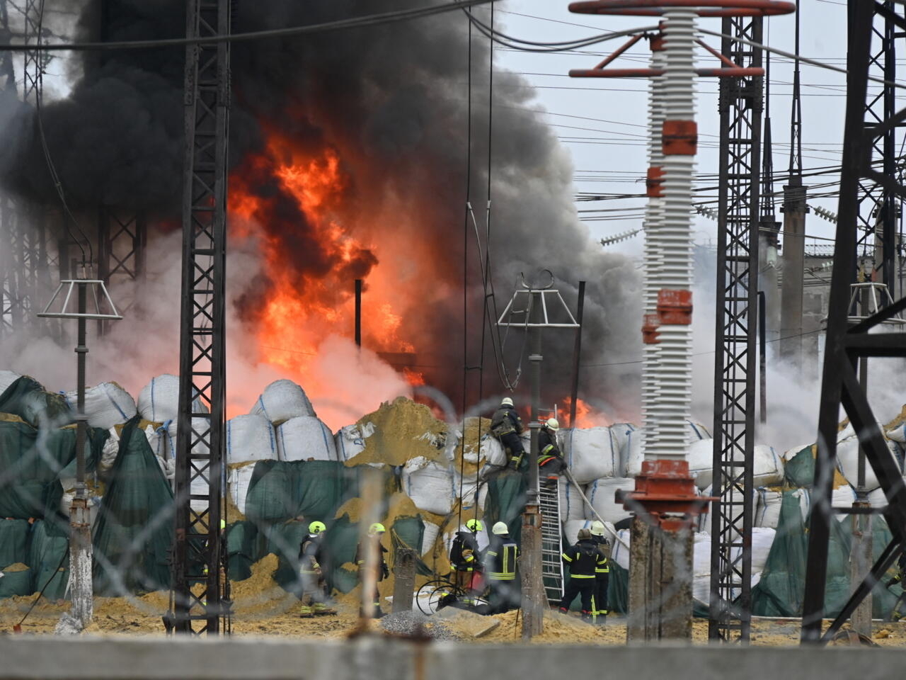 Officials report no major casualties despite attacks on vital facilities (Credits: AFP)