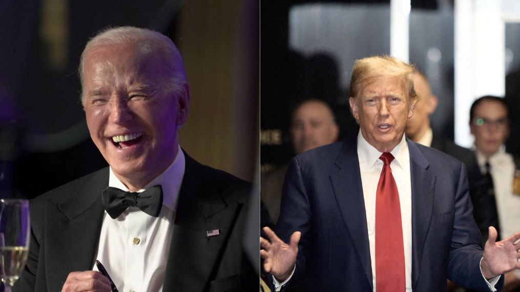 President Joe Biden (Left) and Former President Donald Trump (Right)