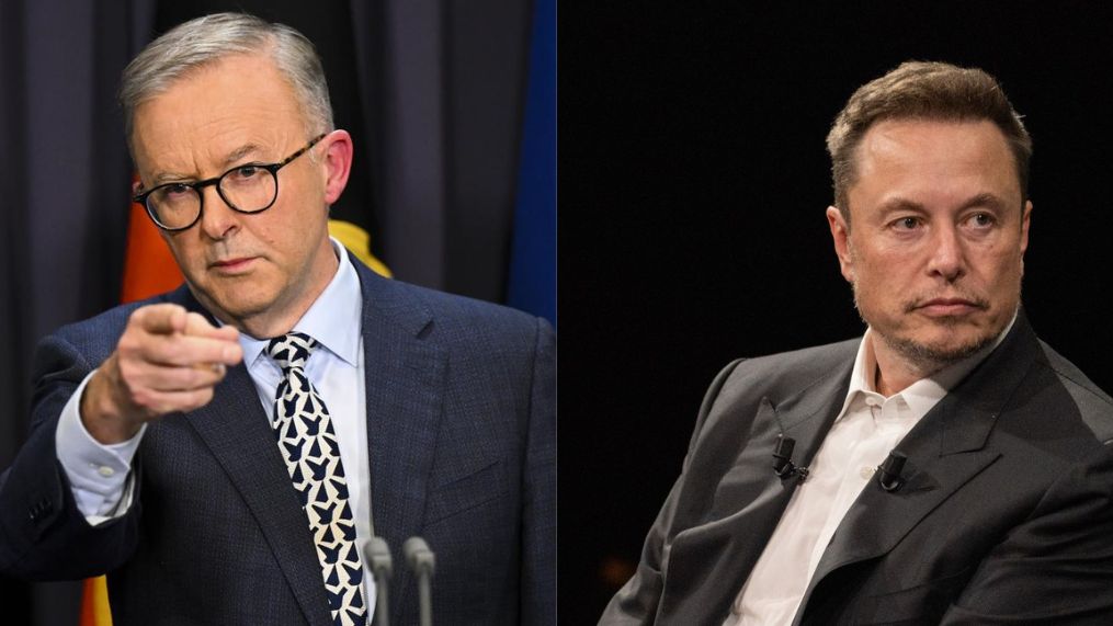 Prime Minister Anthony Albanese (Left) and Elon Musk (Right)