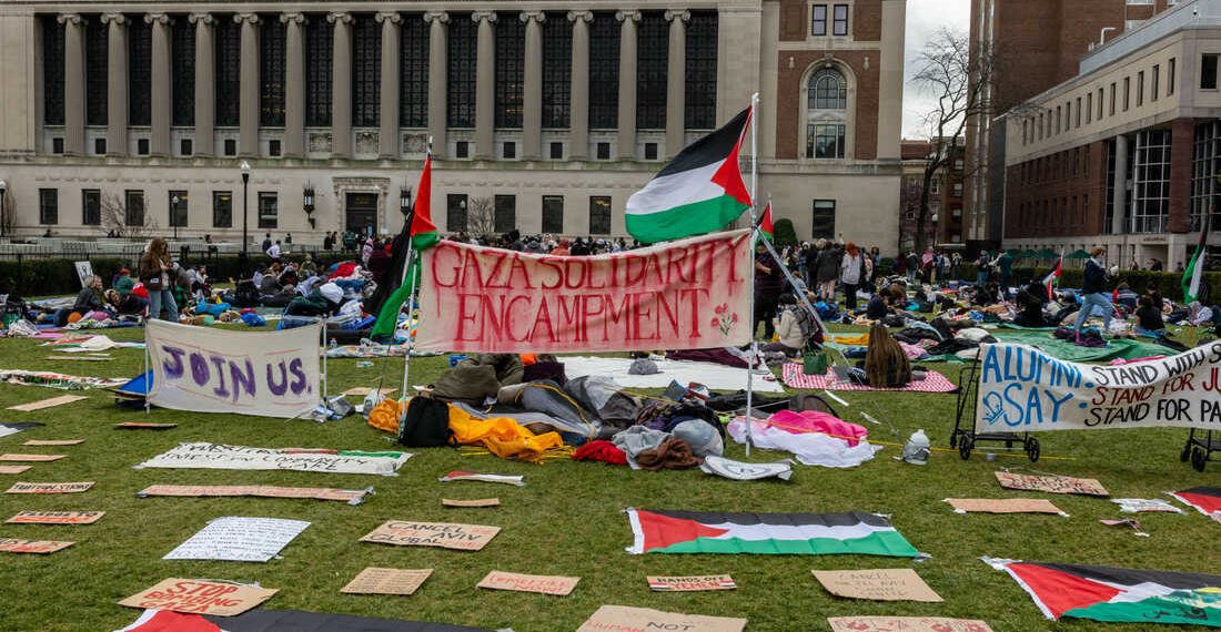 Pro-Palestinian protest at Columbia ends in police crackdown, arrests (Credits: AFP)