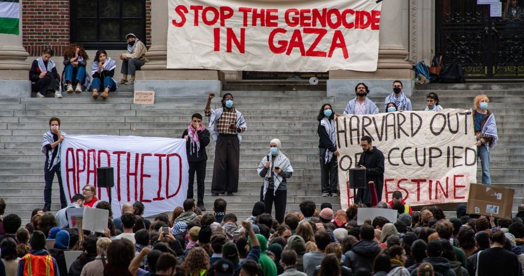 Pro-Palestinian protests spark debates on campus safety and free speech (Credits: Getty Images)