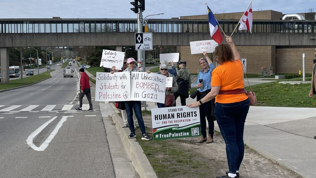 Protests underscore Canada's diverse views on Israeli-Palestinian conflict (Credits: CityNewsKitchener)