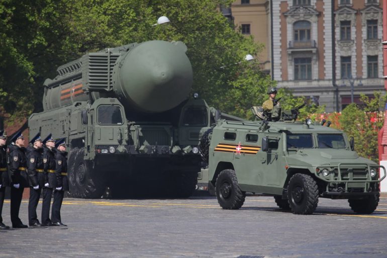 Russia's military drills escalate amid Western concerns over nuclear risks (Credits: Newsweek)