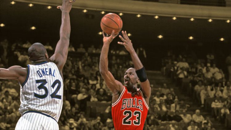 Shaquille O’Neal and Michael Jordan