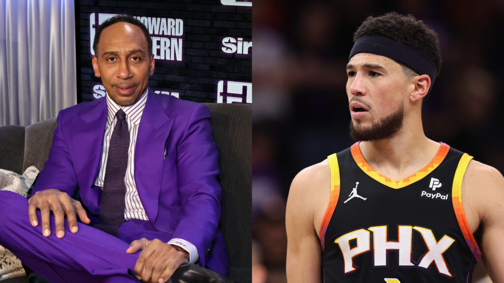 Stephen A. Smith and Devin Booker