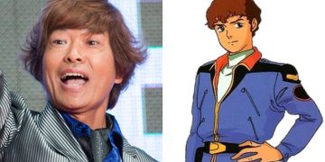 Toru Furuya (Left), Amuro Ray from 'Mobile Suit Gundam' the Anime, who is voiced by Furuya