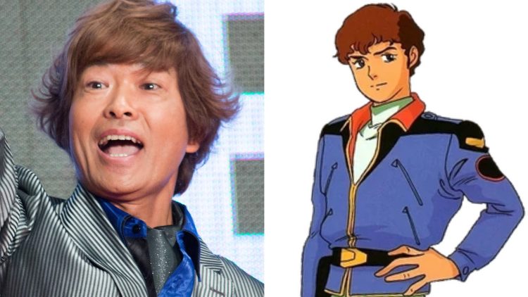 Toru Furuya (Left), Amuro Ray from 'Mobile Suit Gundam' the Anime, who is voiced by Furuya