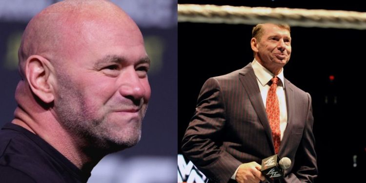 Dona White The UFC President and Vince McMahon The Former WWE President