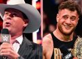 JBL at WWE Smackdown and MJF At the AEW Championship