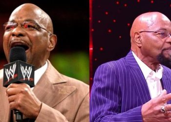 Teddy Long At The WWE Raw