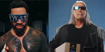 Jey Uso and Bret Hart